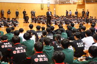 壮行会写真１